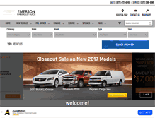 Tablet Screenshot of emersonchevy.com